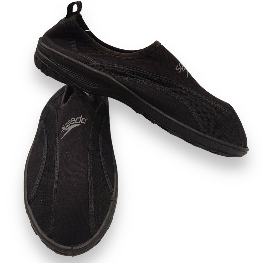 SPEEDO Unisex Black Water Shoes - 8